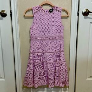 pink Dress by BARDOT. Light pink, eyelet